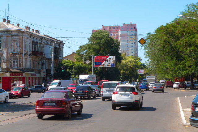 Щит 6x3,  вул. Прохоровська, 17 / вул. М'ясоїдівська