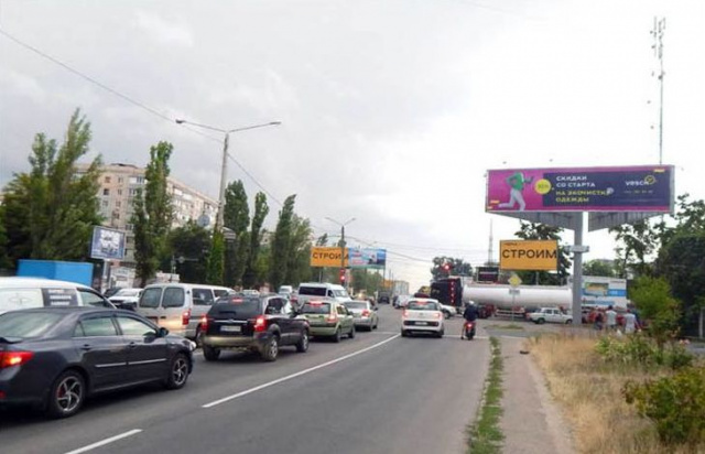 Суперборд 12x3,  №30 ул.Днепропетровская дорога / поворот на Крыжановку Автосалон "АвтоБум"