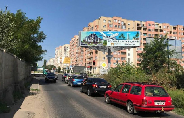 Щит 12x3,  (в)№505 пр ул. Сахарова/ ул. Заболотного с ривьеры на поселок